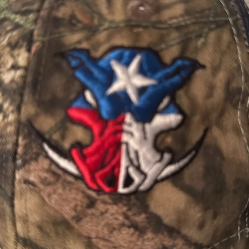 Outdoors/USA Print Snap Back Cap/Hat OS